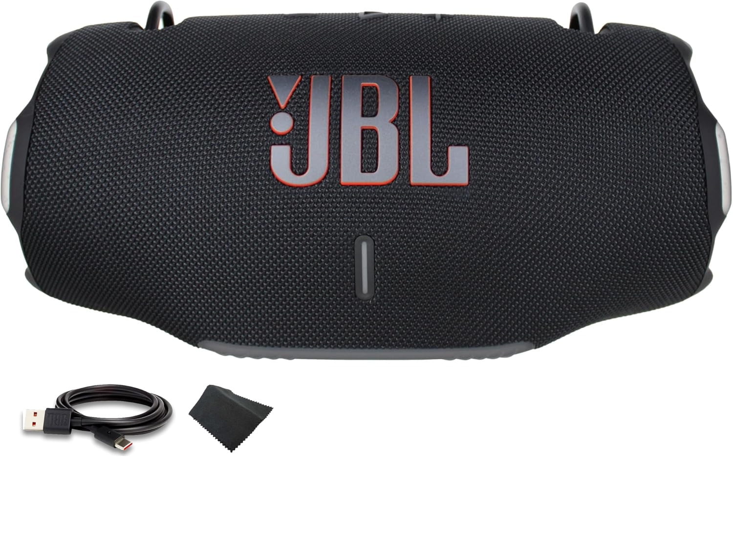 JBL Xtreme 4 Portable Speaker (Black), IP67 Waterproof + USB-C Cable (International Model)