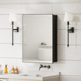 JBLCC Wall Mounted Bathroom Medicine Storage Mirror