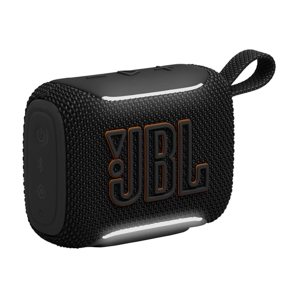 JBL Go 5 - Ultra-portable waterproof and drop-proof speaker with JBL legendary sound and ambient edge lighting - Black
