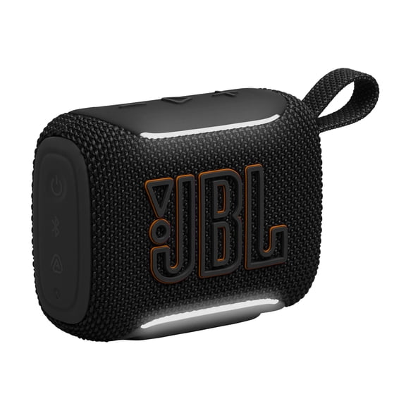 JBL Go 5 - Ultra-portable waterproof and drop-proof speaker with JBL legendary sound and ambient edge lighting - Black