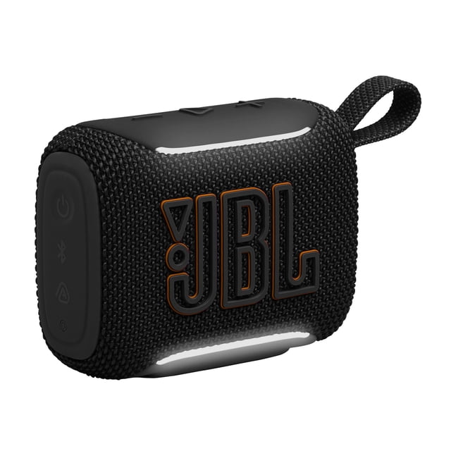 JBL Go 5 - Ultra-portable waterproof and drop-proof speaker with JBL legendary sound and ambient edge lighting - Black