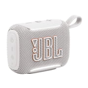 JBL Go 5 - Ultra-portable waterproof and drop-proof speaker with JBL legendary sound and ambient edge lighting - White