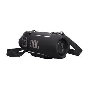 JBL Xtreme 5 - Portable waterproof speaker with massive legendary JBL sound, ambient edge lighting, and a convenient shoulder strap - Black