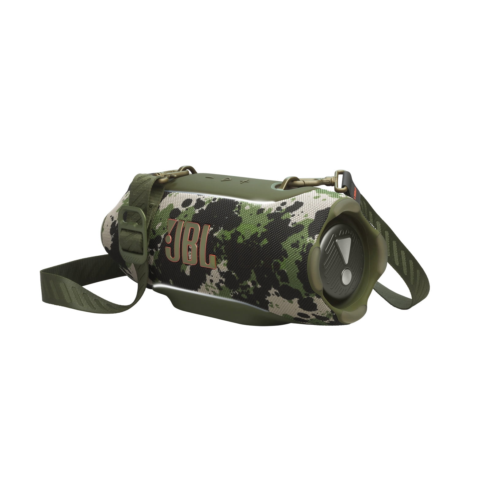 JBL Xtreme 5 - Portable waterproof speaker with massive legendary JBL sound, ambient edge lighting, and a convenient shoulder strap - Squad