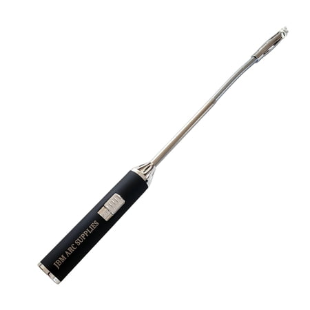 JBM ARC SUPPLIES USB Rechargeable Arc Plasma Lighter 17in Black