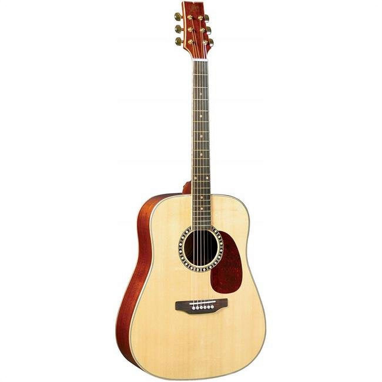 JBP JB85S-A Solid Top Dreadnought Guitar - Walmart.com