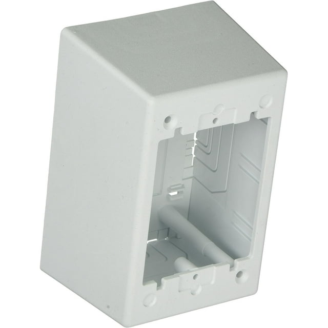 JBP1DWH 1Gang Deep Outlet Box, White