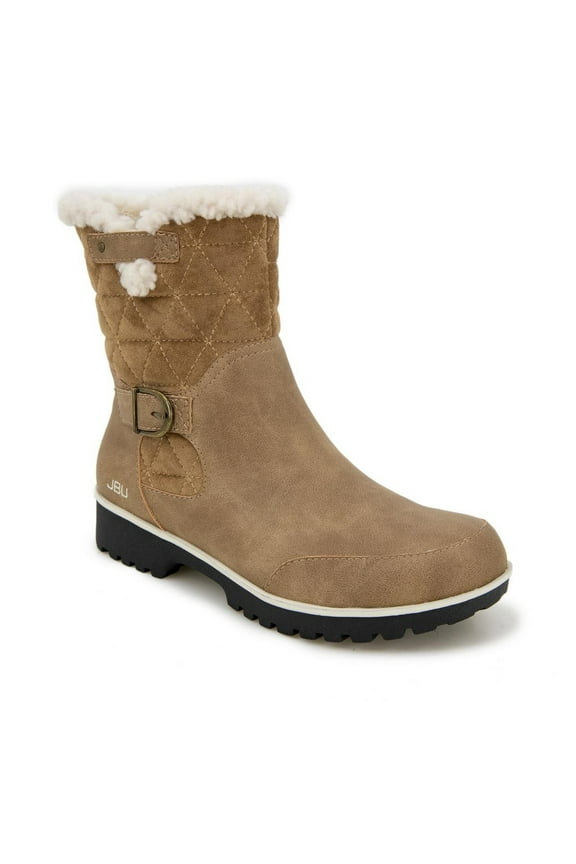 By Jambu Womens Glasgow Water Resistant Mid Calf Boot, Adult, Taupe, 8.5 M US