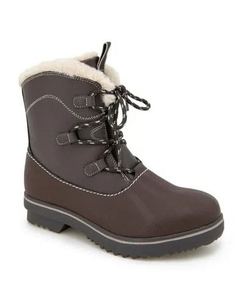 JBU Brown and Black Winter Boots JBU by Jambu Womens Brunswick Lace-up Boots Cold Weather  main image 2