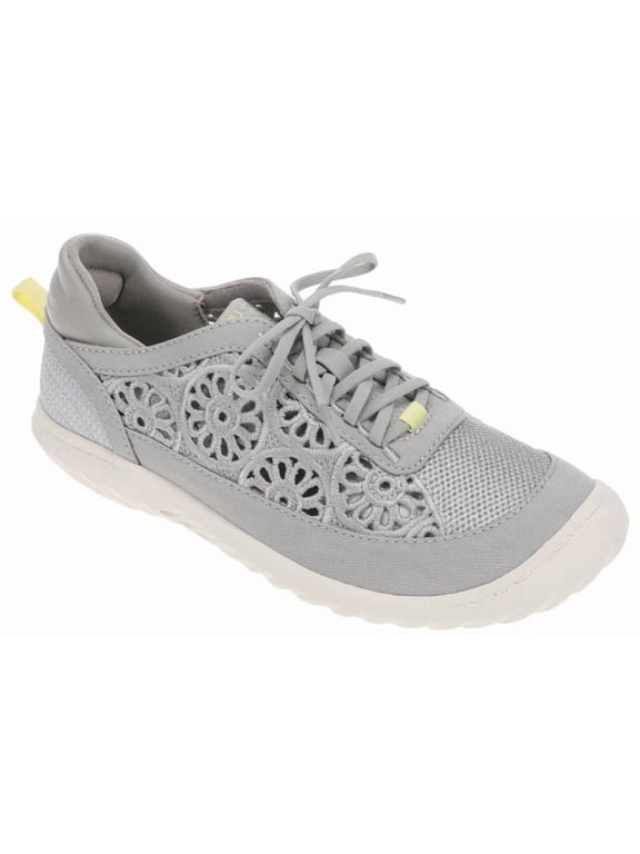 Jambu Womens Solar Grey Sneakers Casual Shoes, Light Gray - Size 6 Medium
