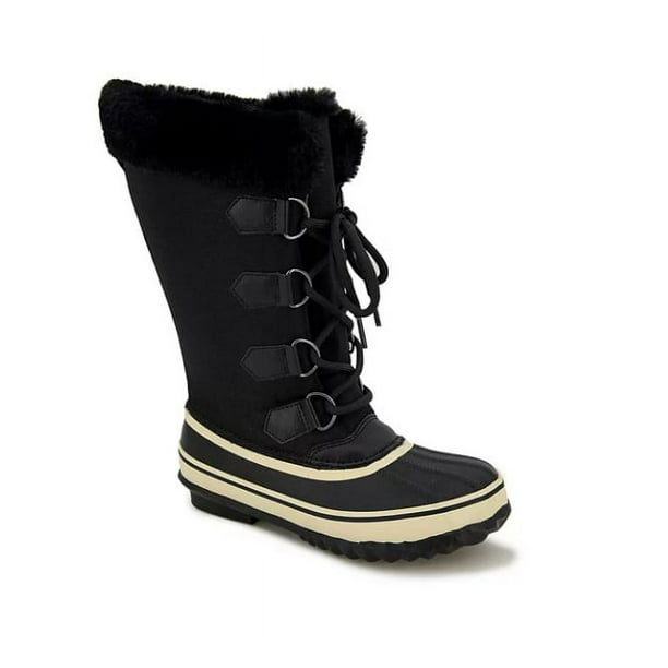 JBU Ladies Size 8 Tall All Weather Boot Black