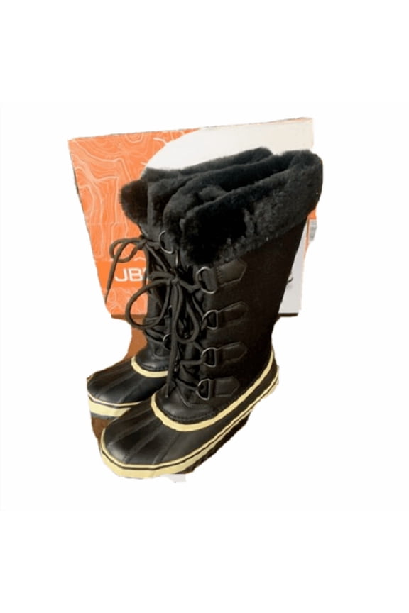 Women's Snowy Tall Duck Boot Black NEW Size 7