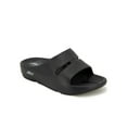 thumbnail image 1 of JBU Womens Gray Comfort Cut Out Dover Round Toe Wedge Slip On Slide Sandals 9 M, 1 of 4