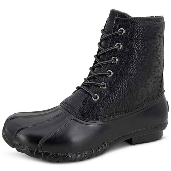 JBU by Jambu Men Classic Duck Lace UP Maine Waterproof Boots Black 10