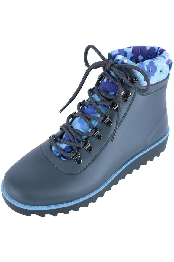 by Jambu  Rainey-Hiker Rain Boot with Floral Detail (Women)