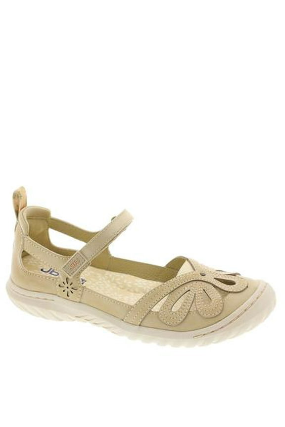 JBU by Jambu Women's Magnolia Encore Mary Jane Flat, Nude, 8.5