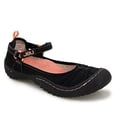 thumbnail image 1 of JBU by Jambu Women's Malibu Water Ready Mary Jane Flat, Black/Light Coral, 9, 1 of 7
