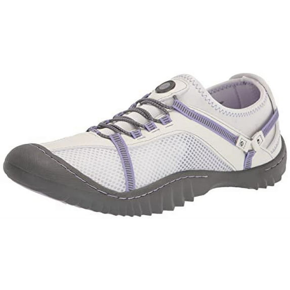 JBU by Jambu Women's Tahoe Water Ready Sneaker, White/Lilac, 8.5
