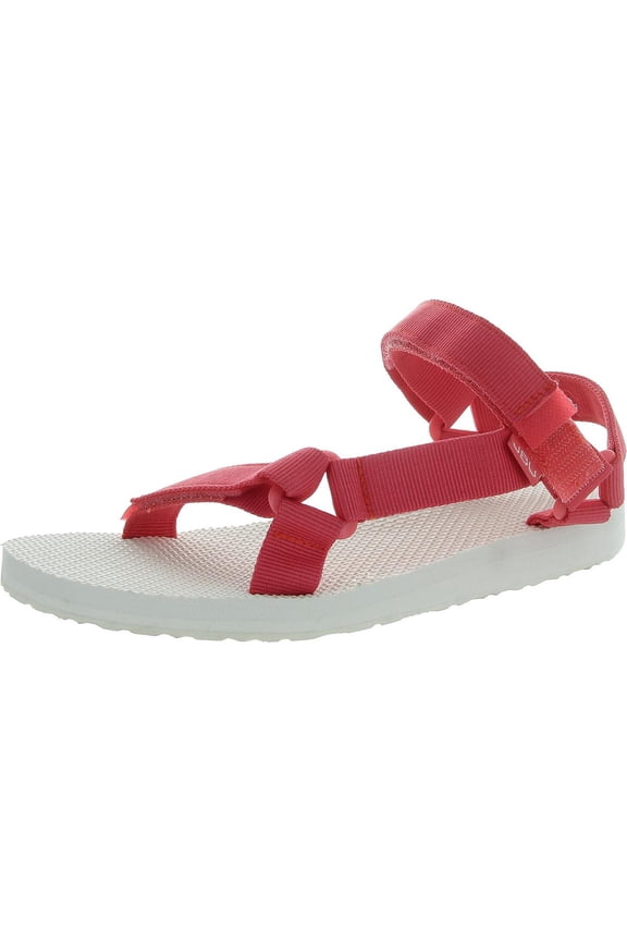 by Jambu Womens Aruba Textured Adjustable Flatform Sandals