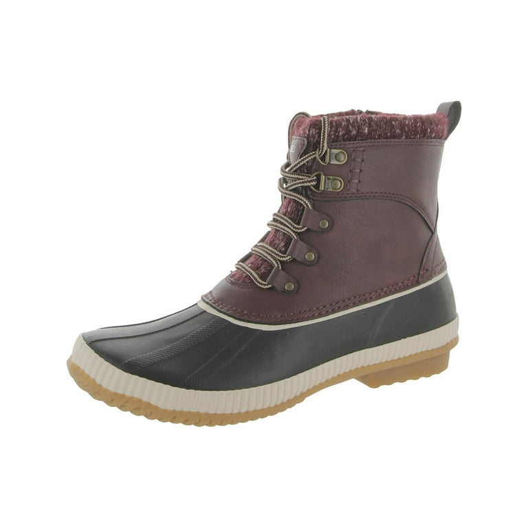 JBU by Jambu Womens Athena Faux Leather Cold Weather Winter Snow Boots