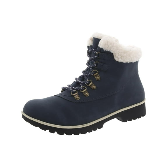 JBU by Jambu Womens Blue Creek Water Resistant Faux Fur Ankle Boots