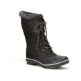 thumbnail image 1 of JBU by Jambu Womens Chilly Faux Leather Faux Fur Lined Mid-Calf Boots, 1 of 3