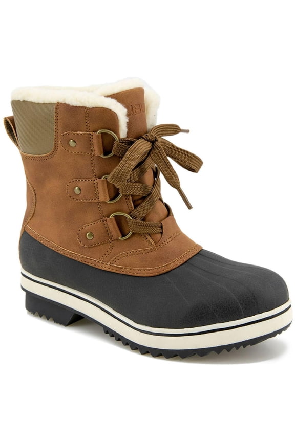 by Jambu Womens Delilah Two Tone Duck Boot Winter & Snow Boots