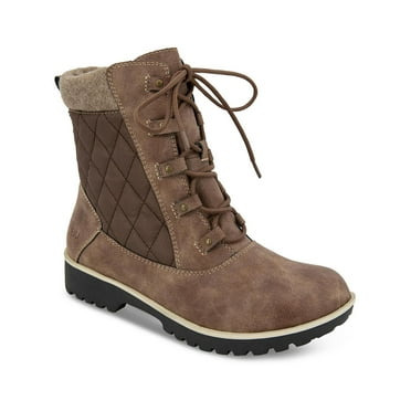 JBU by Jambu Womens Fargo Quilted Waterproof Ankle Boots