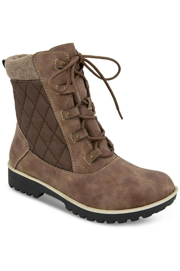by Jambu Womens Fargo Quilted Waterproof Ankle Boots