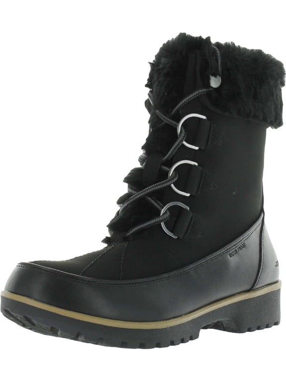 by Jambu Womens Leather Ankle Ankle Boots Black 8 Medium (B,M)
