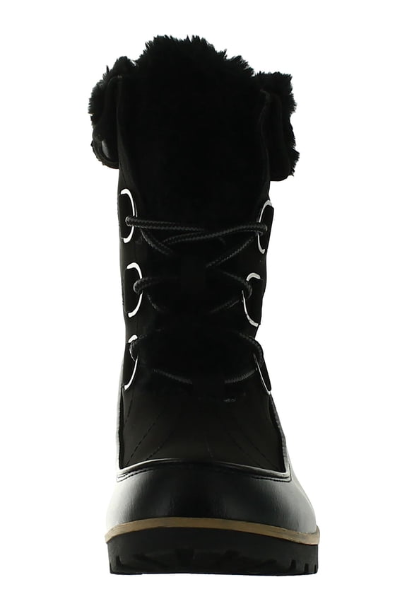 by Jambu Womens Northgate Leather Faux Fur Winter & Snow Boots