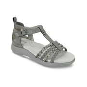 JBU by Jambu Womens Prague Faux Leather Buckle Sport Sandals