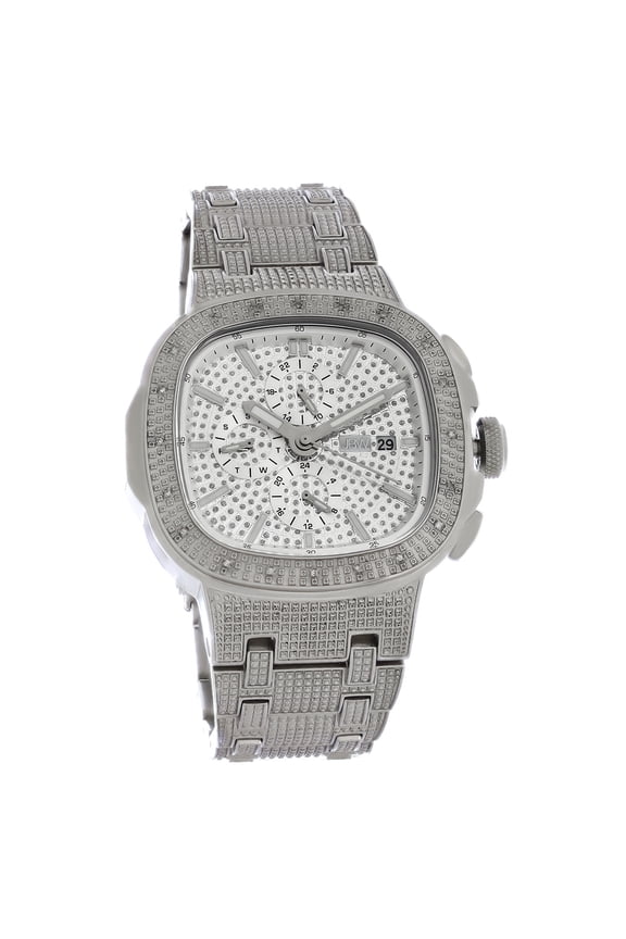 Heist Multifunction Men's Diamonds Stainless Steel Quartz Watch J6380D