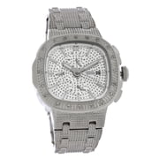 JBW Heist Multifunction Mens Diamonds Stainless Steel Quartz Watch J6380D