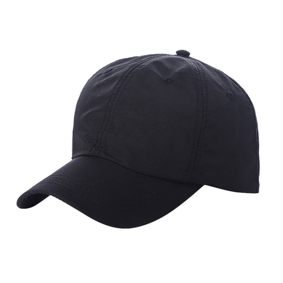 JBXKXYW Baseball Cap Women Men Hats Summer Quick Drying Cap Baseball Cap Outdoor Sports Breathable Sun Cap (Black,One Size)
