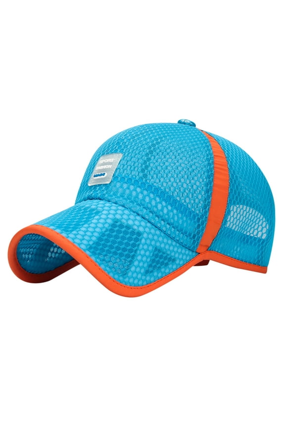 Baseball Cap Women Men Hats Youth Trucker Cap With Adjustable Snapback Unisex Kids Breathable Baseball Cap Hat (F,One Size)