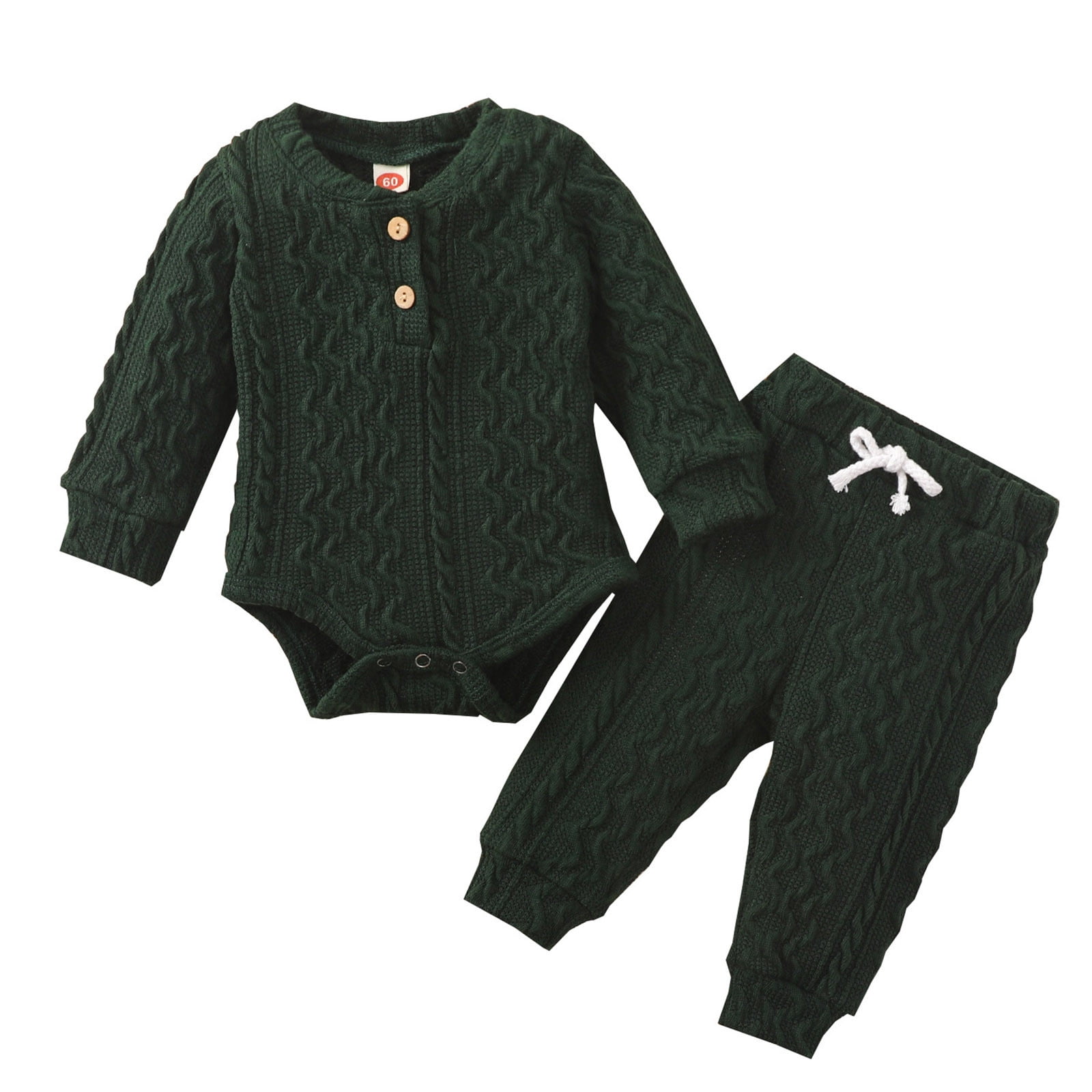 JBXKXYW Winter Knitted Rompers Outfits Baby Girls Boys Autumn Winter