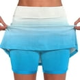 thumbnail image 1 of JBXKXYW Women Skorts Women's Pocket Pants Solid Color Mid Rise Culottes Short Skirt Leggings Casual Skirts for Women Tennis Skirts for Women With Shorts Skorts for Woman(Pink,XXXL), 1 of 6