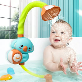 Baby Bath Toys with Shower Head, Upgrade Electric Shower Head Baby Bath  Toys Double Sprinkler Bathtub Tub Water Toys for Kids Preschool Child 18