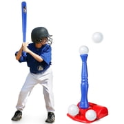 JBeeCtrl T-Ball Set Baseball Sport Toys for Boys 3-6 Years Tee Ball Set Sports & Outdoor Play Toys for Kids Toddlers Boys Girls Ages 3-5 5-8 years