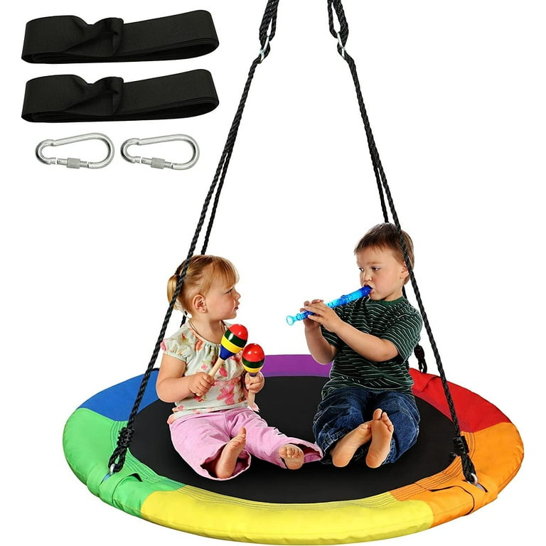 JBee Ctrl Tree Swing for Kids 40 Flying Saucer Swing for Toddler