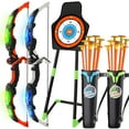thumbnail image 1 of JBeeCtrl Bow and Arrow Set for Kids 3-12 Years Old, Archery Toy Set for Boys with LED Lights Outdoor Toys for Kids Boys Girls, 1 of 9