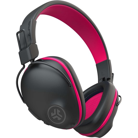 JBuddies Pro Wireless Over-Ear Kids Headphones, 35+ Hour Battery Life, Built-in Volume Regulators for Safety,