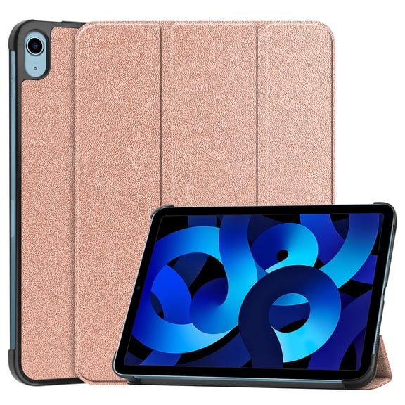 JBuwsdan Case for iPad Air 11-inch M3 (2025) / M2 (2024) Tablet,for iPad Air 5th (2022)/4th Generation (2020) Tablet Case,Smart Cover Auto Wake/Sleep Slim Stand Protective Folio Case(Rose Gold)