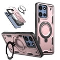 thumbnail image 1 of JBuwsdan for Motorola Moto G 2025/2026 Case,for Moto G Play 2026 Case Shockproof Cover with Ring Holder Stand Kickstand Protective Phone Cover - Rose Gold, 1 of 6