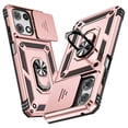thumbnail image 1 of JBuwsdan For Moto G 2026 Case,For Moto G Play 2025 Case Built in Finger Ring Holder Kickstand,Heavy Duty Shockproof Full Body Protective Phone Cover - Rose Gold, 1 of 8