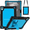 thumbnail image 1 of JBuwsdan for onn 11" Core Tablet (2026 Model) Tablet Case,for Onn 11 Tablet Pro 2024 Model Case,Heavy Duty Protective Case with Kickstand Shoulder Strap Case(Black/Blue), 1 of 5