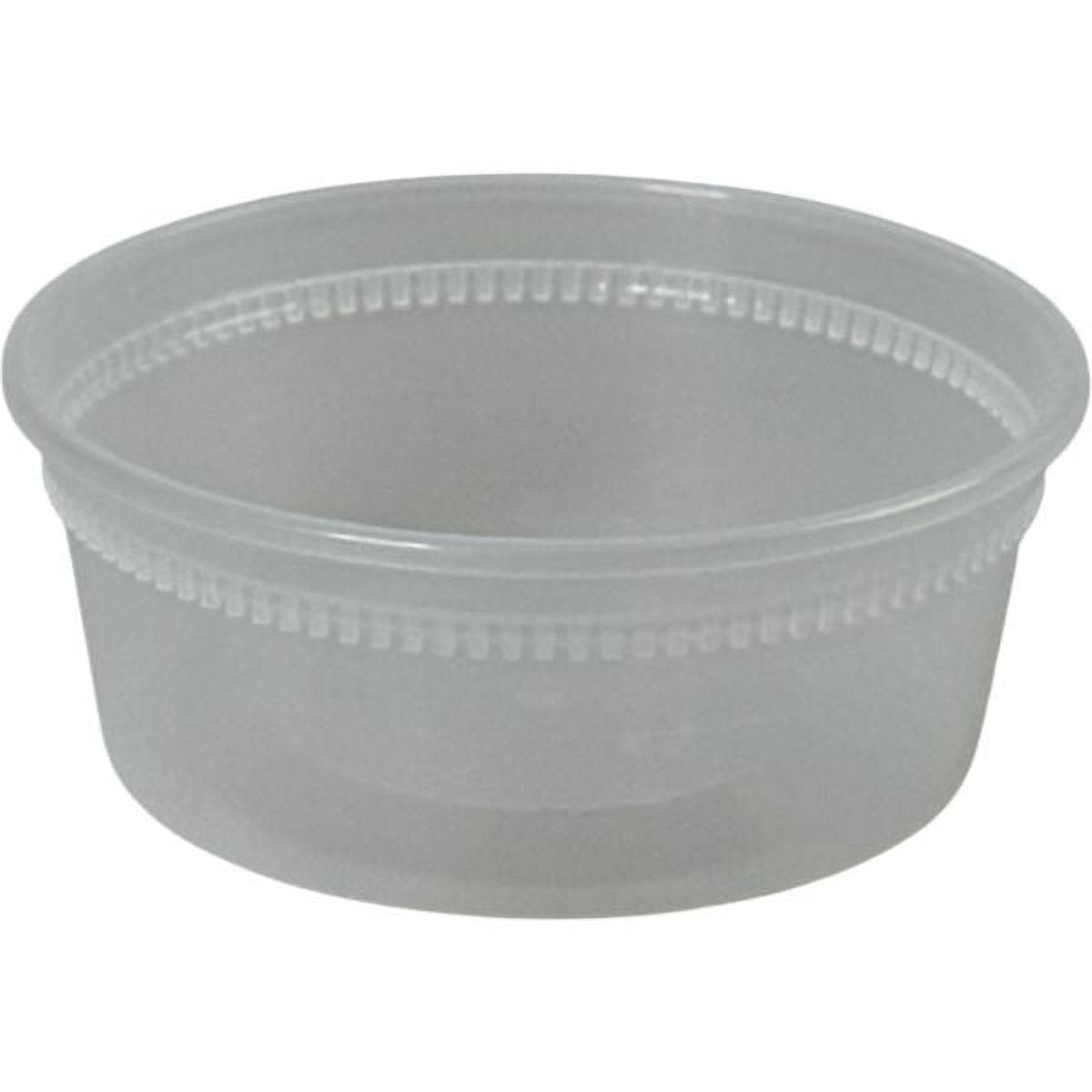 JC 240Pack 8oz Microwavable Deli/Soup Containers with Lids – Reusable ...