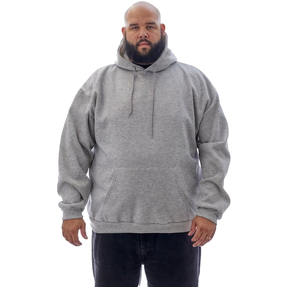 JC DISTRO Men's Big Size Fashion Longsleeve Pullover Hoodie Hgrey BIG7XL