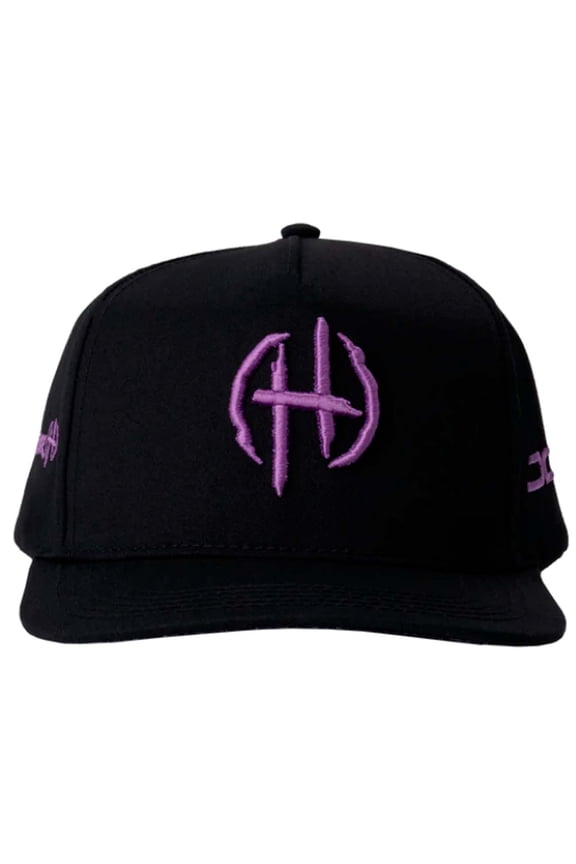 JC Flat Brim Corridos Tumbados Baseball Cap Embroidered Trucker Hat Black